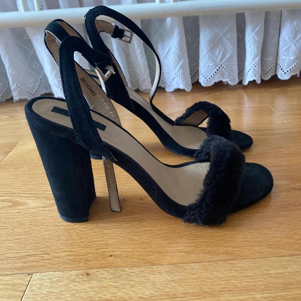 Fluffy heels